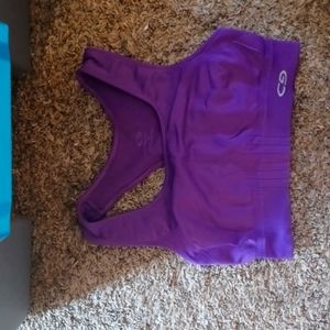 Champion sports bra, medium, dark purple